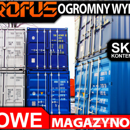  NOWY Kontener MAGAZYNOWY 20' Morski 8299 netto