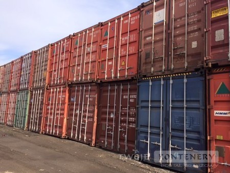 Kontener morski 40C magazyn uzywany budowlany garaz container