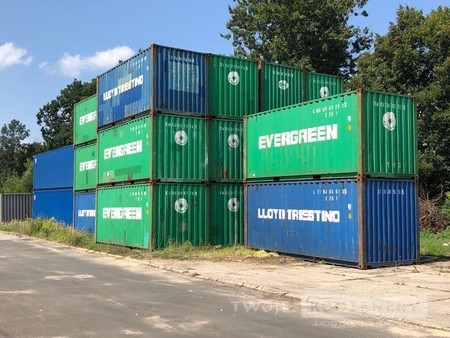 Kontener morski 20DV magazine używany budowlany container
